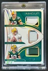 2024 Immaculate Jordan Love Aaron Rodgers Brett Favre Triple Patch Gold #5/10