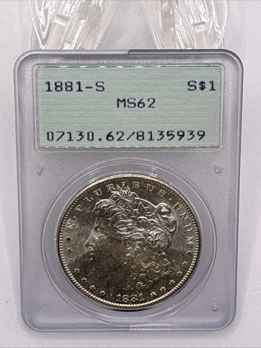 MS 62 Graded 1881 Year Morgan US Dollars (1878-1921) for sale | eBay