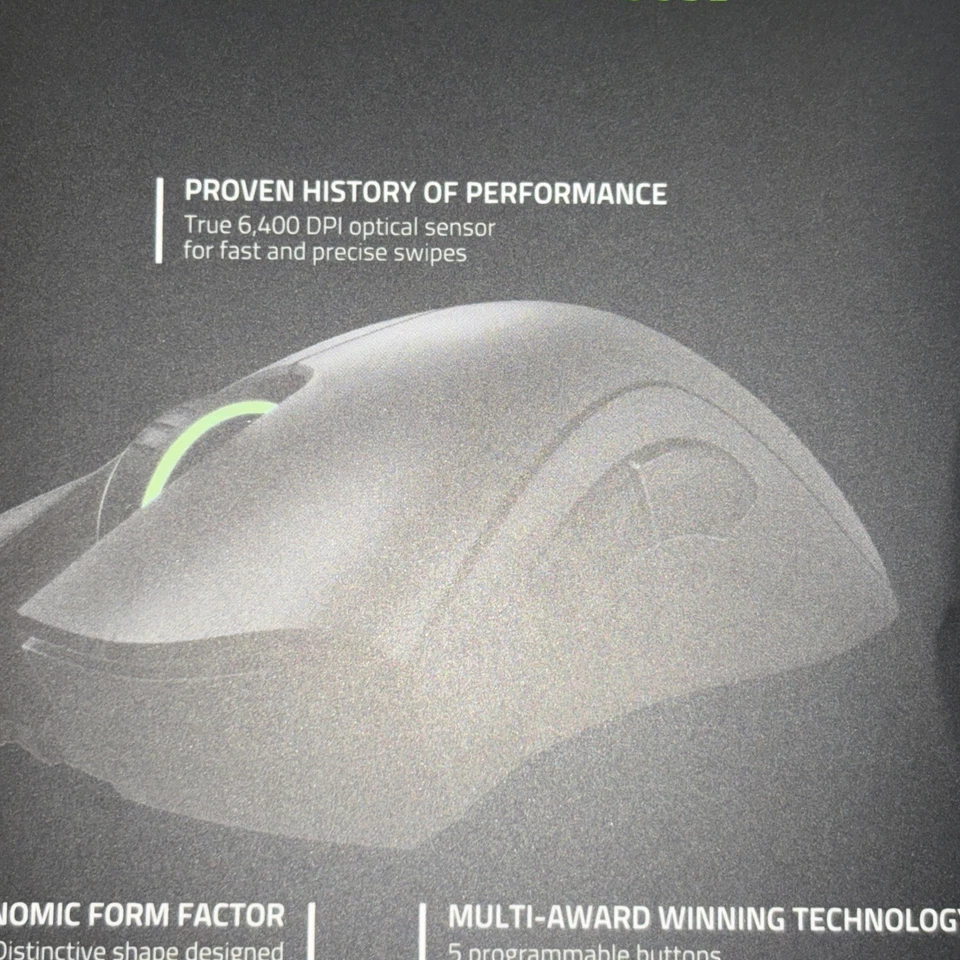 Razor  DeathAdder Essential Wired Gaming Mouse Optical Sensor 6400 DPI Sealed - Image 4 of 4