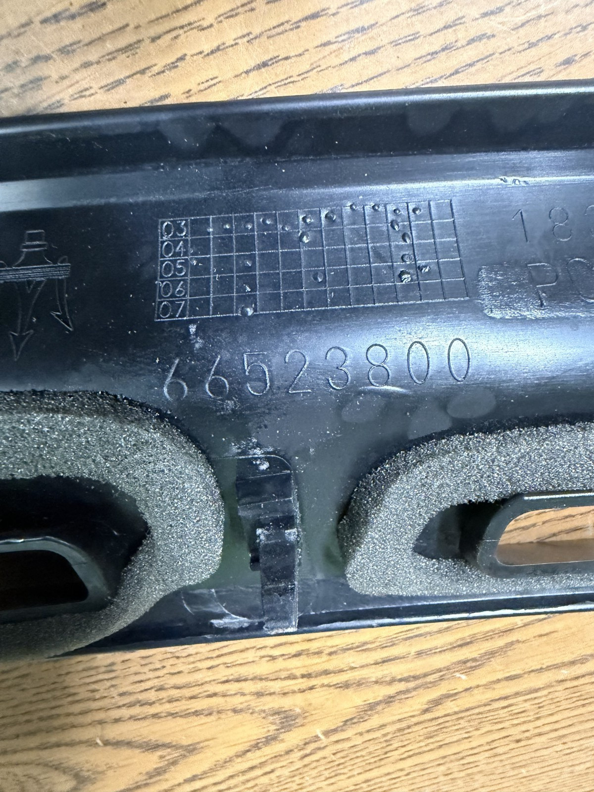 2003-2012 Maserati Quattroporte Cowl Vent Dash Defroster Panel Air Vent OEM