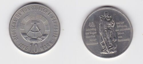 DDR Gedenk Münze 10 Mark 40.Jahre Kriegsende 1985 (124031) - Bild 1 von 1