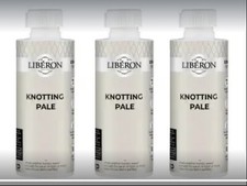 3 x Liberon Knotting Pale - For All Types of Wood  - 3 x 125ml (375mm)