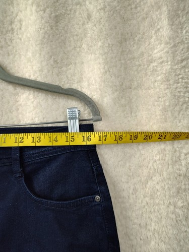 Style Co Women Jean 8 Blue Cotton Blend Slim Leg Straight Regular Fit Denim - Picture 8 of 20