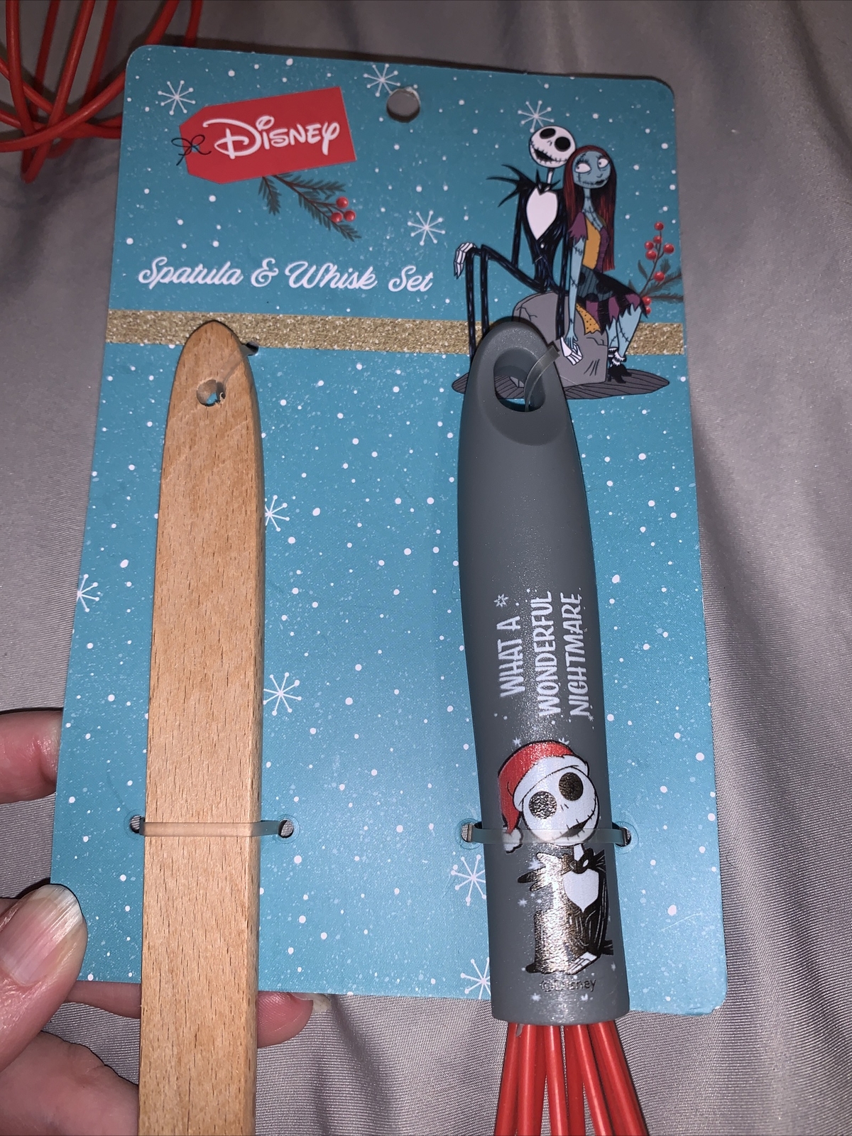 Nightmare Before Christmas Santa Jack Skellington Kitchen Whisk & Spatula Set eBay