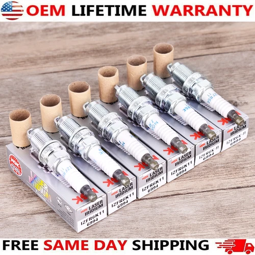 6PCS NGK Iridium Spark Plugs IZFR6K11 for Acura OEM V6 Accord MDX TL RL USA
