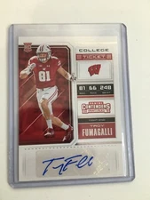 F73916  2018 Panini Contenders Draft Picks #168 Troy Fumagalli AUTO RC