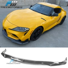 Fits 20-25 Toyota GR Supra A90 A91 IKON PP Carbon Fiber Print Front Bumper Lip