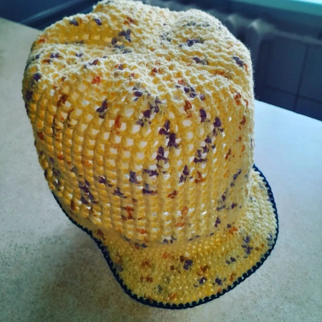 Summer cap handmade unisex self made