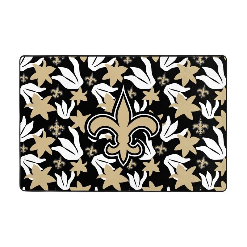 New Orleans Saints Printed Carpet Anti-skid Floor Mat Decorative
