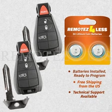 2 Remote For 2013 2014 2015 2016 Dodge Dart Keyless Entry Car Key Fob
