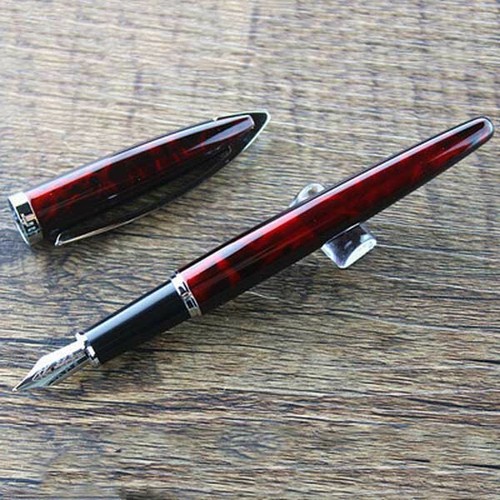 Luxury JIN HAO 156-A Metal China Fountain Pen Fine Nib 0.5mm Writing Office Gift - Picture 8 of 20