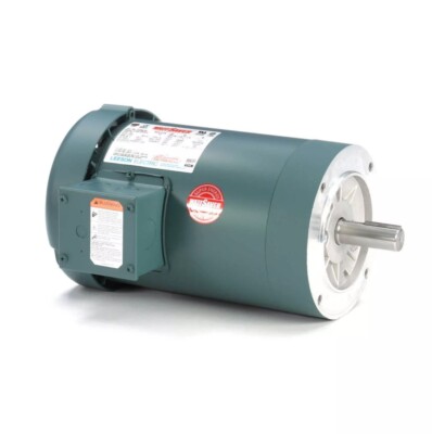 NEW Leeson 121066.00 Electric Motor 1.5 HP 1750 Rpm 3PH 230/460 Volt 145TC Frame