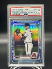 2020 Bowman Draft Bryce Jarvis Chrome Sky Blue Refractor PSA 10 #BD127 Arizona