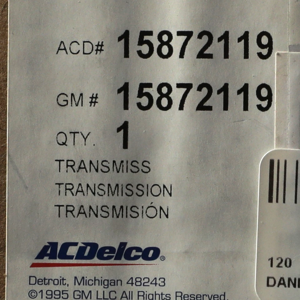Limpiaparabrisas de transmisión Chevrolet Express 3500 1996-12 GM 15872119 OEM NUEVO Foto 3 de 3