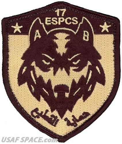 USAF 17th EXPEDITIONARY SPACE CONTROL SQ- WOLF -Peterson AFB, CO- ORIGINAL PATCH - Picture 2 of 3