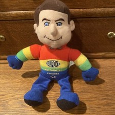Vintage Jeff Gordon 1999 Plush Stuffed Doll Cool Beans Racing Driver Custom Edge