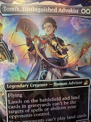 Tomik, Distinguished Advokist Foil Anime Borderless R MTG Ravnica