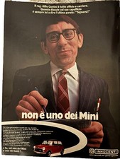 Advertising Pubblicità 1973 Auto MINI INNOCENTI  Formato 23 × 30 Cm ￼clipping.
