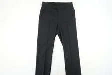 KENNETH COLE REACTION TECHNI-COLE BLACK DOTTED 29 SUIT SEPARATE ELASTIC PANTS 