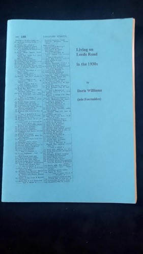 Living on Leeds Road in the 1930s by Doris Williams Bradford local history