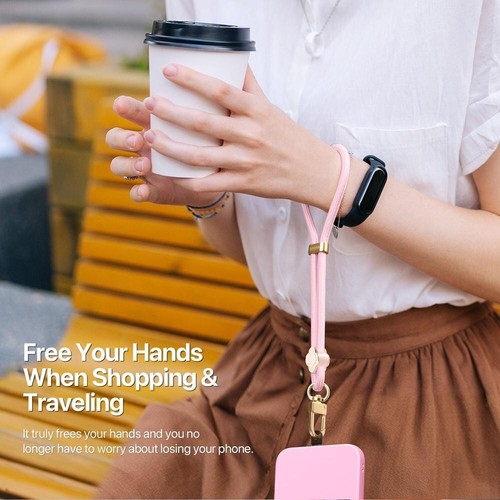 CJG Anti-lost Pasek na nadgarstek i crossbody Tkana wisząca smycz do telefonu komórkowego - Zdjęcie 17 z 30