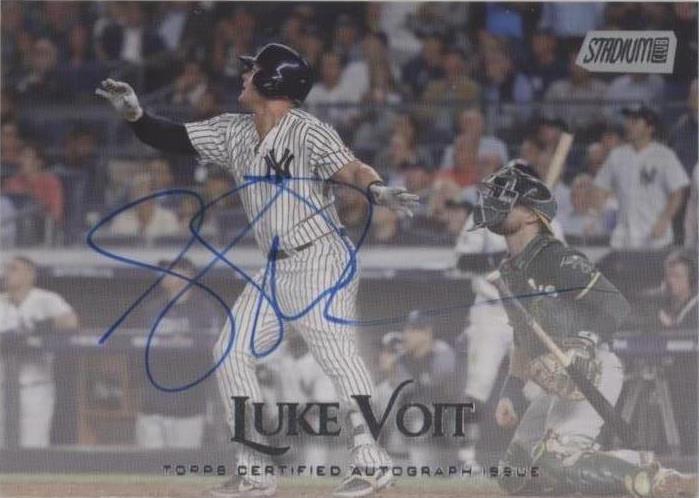 2019 Topps Stadium Club - Luke Voit #SCA-LV - 1 of 1