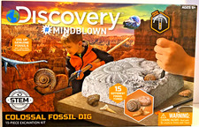 DISCOVERY Mindblown Colossal Fossil Dig Excavation Kit 15 Different Types NEW