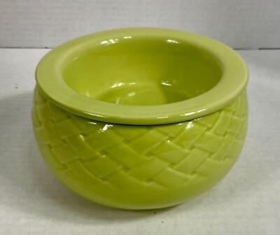 Tastefully Simple Lime Green Dip Chiller Bowl