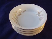 Johann Haviland Sweetheart Rose 4 Berry Bowls Fruit Dessert Sauce Germany Vtg