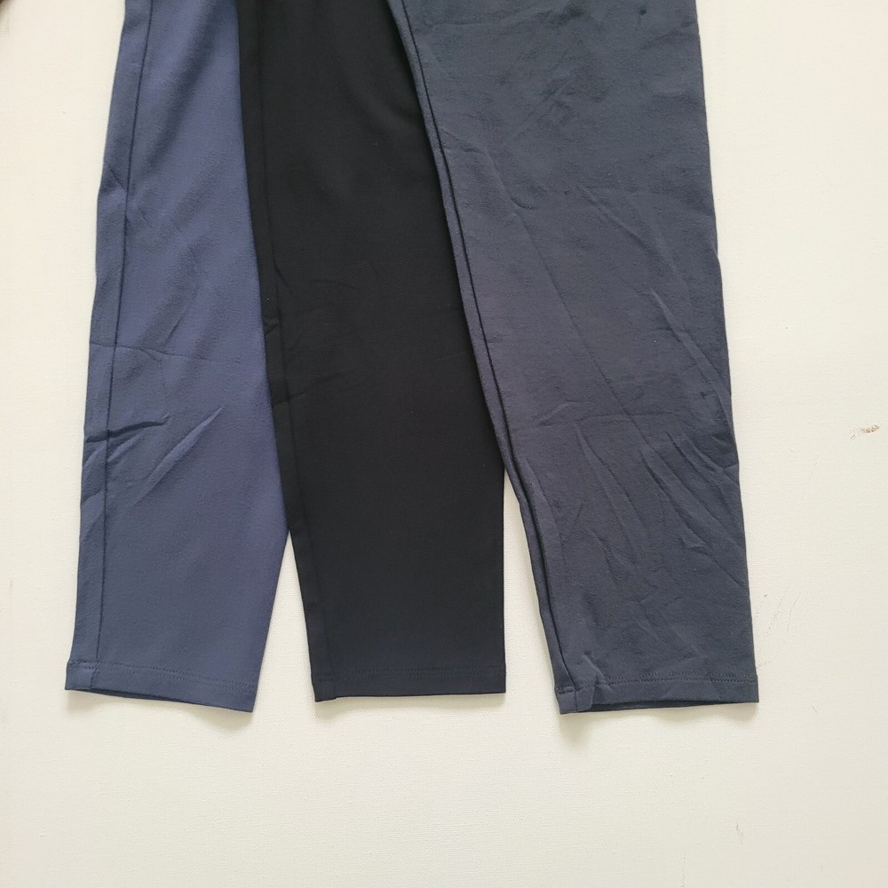 Eileen Fisher Stretch Jersey Leggings in Black or Charcoal Gray XXS-XL