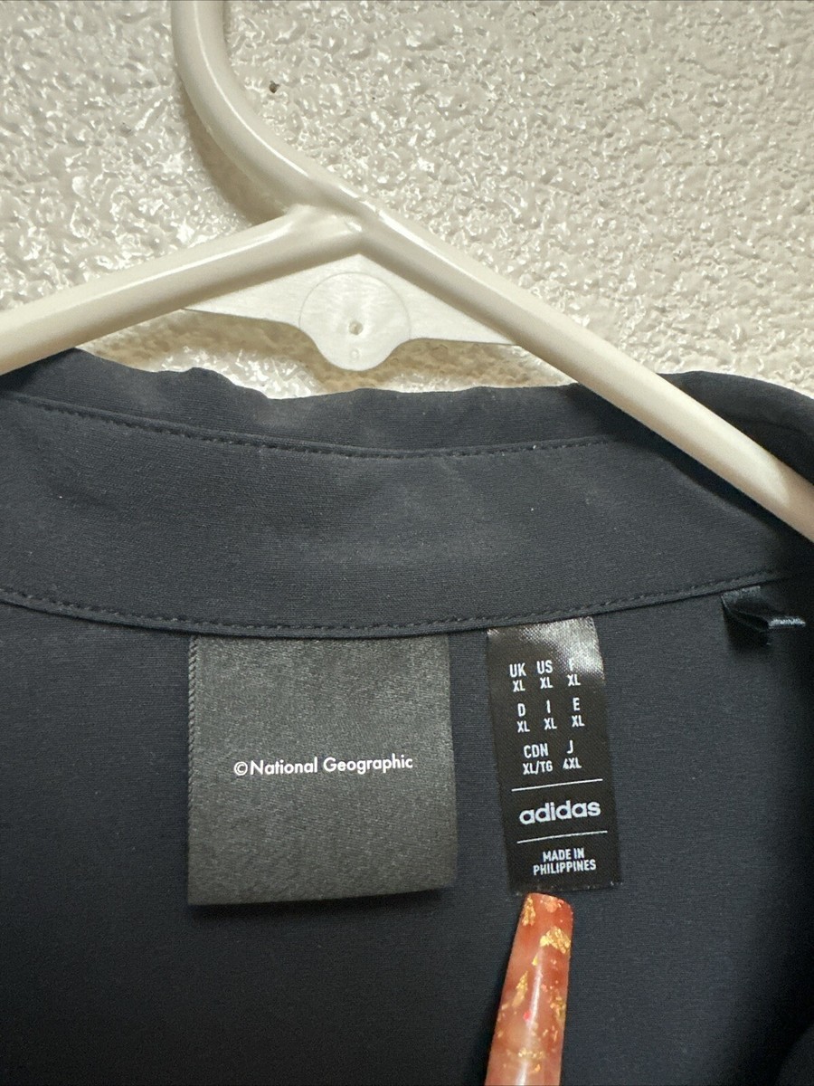 Adidas Men's Black Terrex National Geographic Shirt Hiking Sz XL