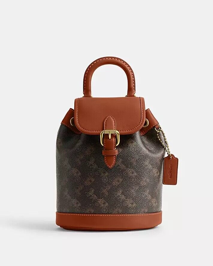 ★超特価・正規品★Coach★Harper Backpack バックパック CAM31 COACH Harper BackPack With Horse and Carriage Print Truffle