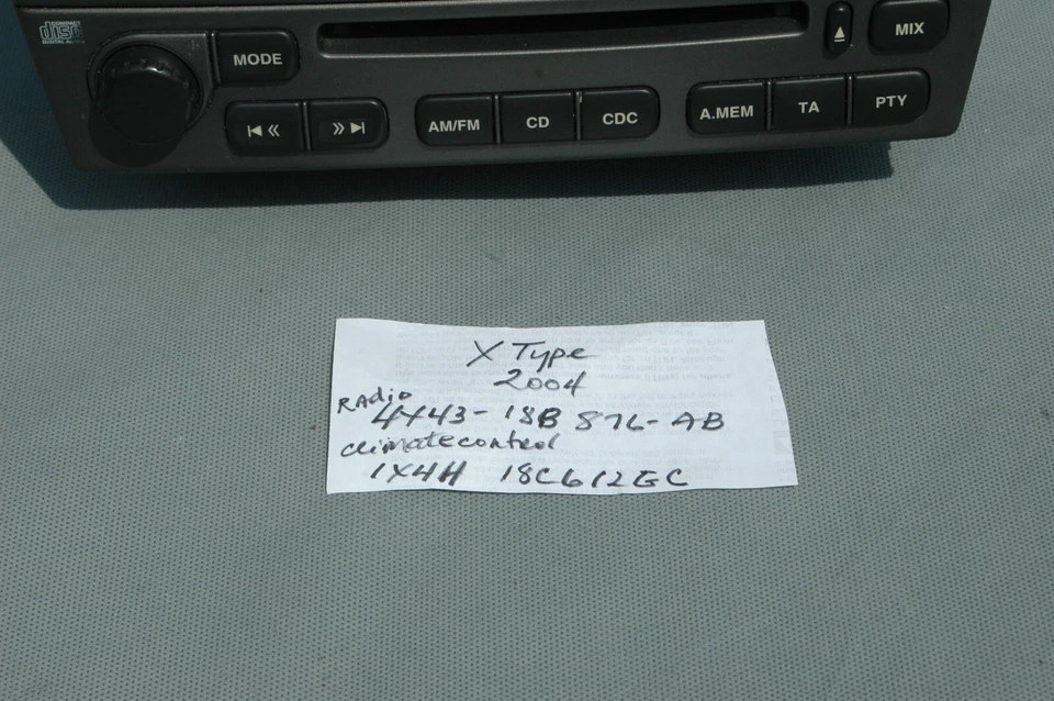 2004-2005 捷豹 X 型中心气候控制/无线电 1X4H18C612GC /4X4318B876AB — 第 3/4 张图片