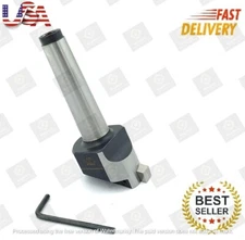 Fly Cutter MT3 Shank M12 x 1.75 Drawbar for Lathe & Milling Machine w/HSS Bit-US