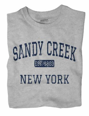 Sandy Creek New York NY T-Shirt EST