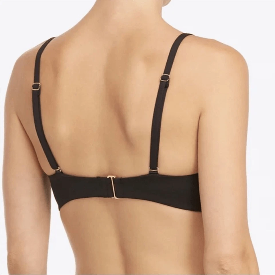 SPANX CONVERTIBLE NEGRO TOP DE NATACIÓN DORADO Nuevo con etiquetas 32 B Foto 3 de 4