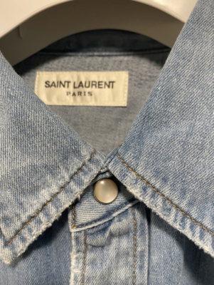Saint Laurent × Hedi Slimane s/s 17 oversized distressed denim