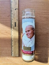 Perfumed CANDLE Pope John Paul II - NEW OTHER - 8.25in tall