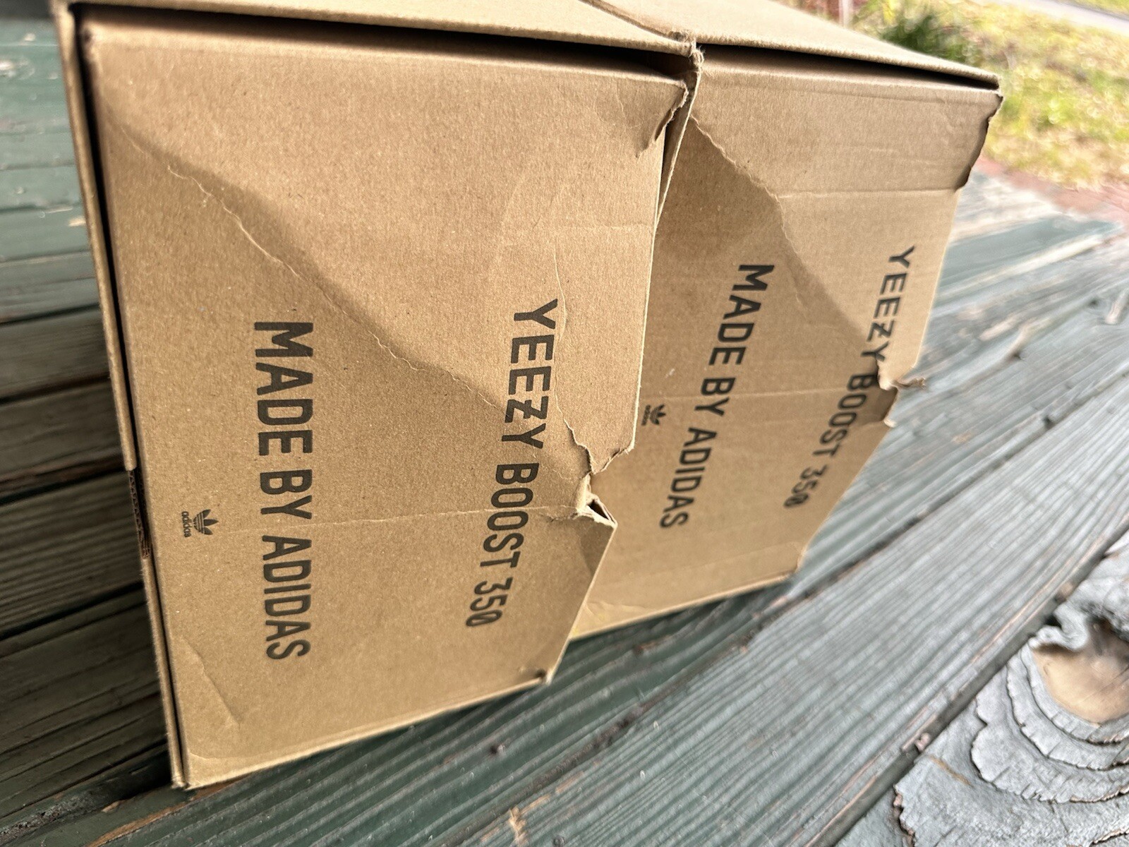 Yeezy Boost 350 V2 Adidas  2 BOXS ONLY Men’s 10 Kanye West thumbnail 9