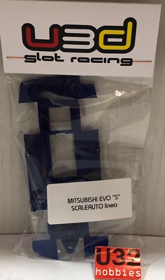 U3D Chassis 3D Mitsubishi Lancer Evo V Und Evo VI Linie Blau Scaleauto