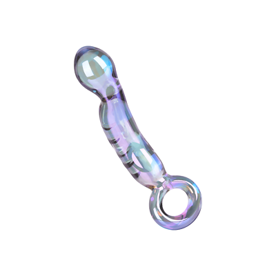 glasdildo eis EIS Glasdildo mit Haltering (16cm) aus Broliskatglas