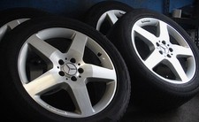4 x Original Mercedes AMG ML GLE W166 19 Zoll Alufelgen A1664011902 8,5J x 19