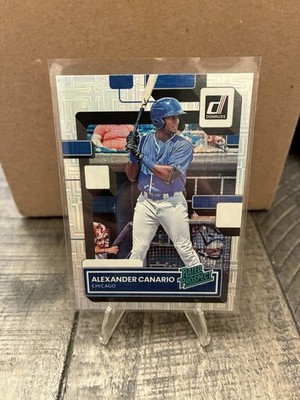 2022 Donruss Alexander Canario Rated Prospect Vector Parallel Cubs RP-12. A21