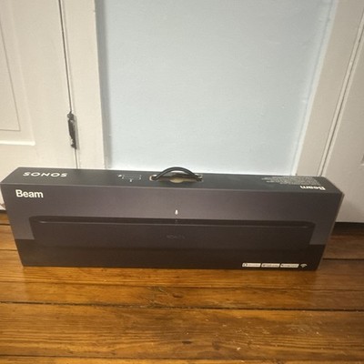 Sonos Beam, Channel Wi-Fi Soundbar Speaker, Rectangular, Black