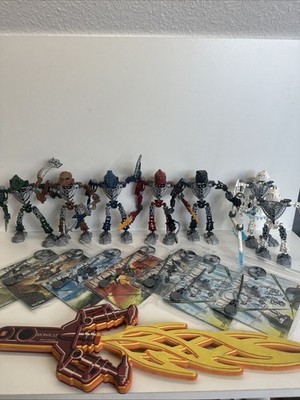 Lego Bionicle Toa Hordika Set mit Anleitungen 100% Vollständig Limited Edition