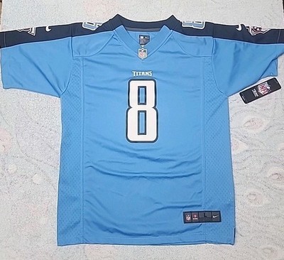 Tennessee Titans NFL Youth Large 14/16 On Field #8 Marcus Mariota NwT