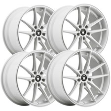 Set Of 4 Konig Oversteer 18x8 5x4.5 45mm White Wheels Rims 18 Inch Set Of 4 Konig Oversteer 18x8 5x4.5 45mm White Wheels Rims 18 Inch