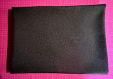 Tissu ancien drap pure laine marron foncé  larg 155 cm x H 80  cm D042