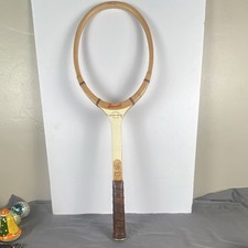 Bancroft Players Special Wooden Tennis Racquet Bamboo-Ash Laminated Frame