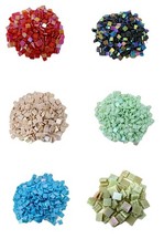 Lot Of Over 2000 Glass Mosaic Tiles